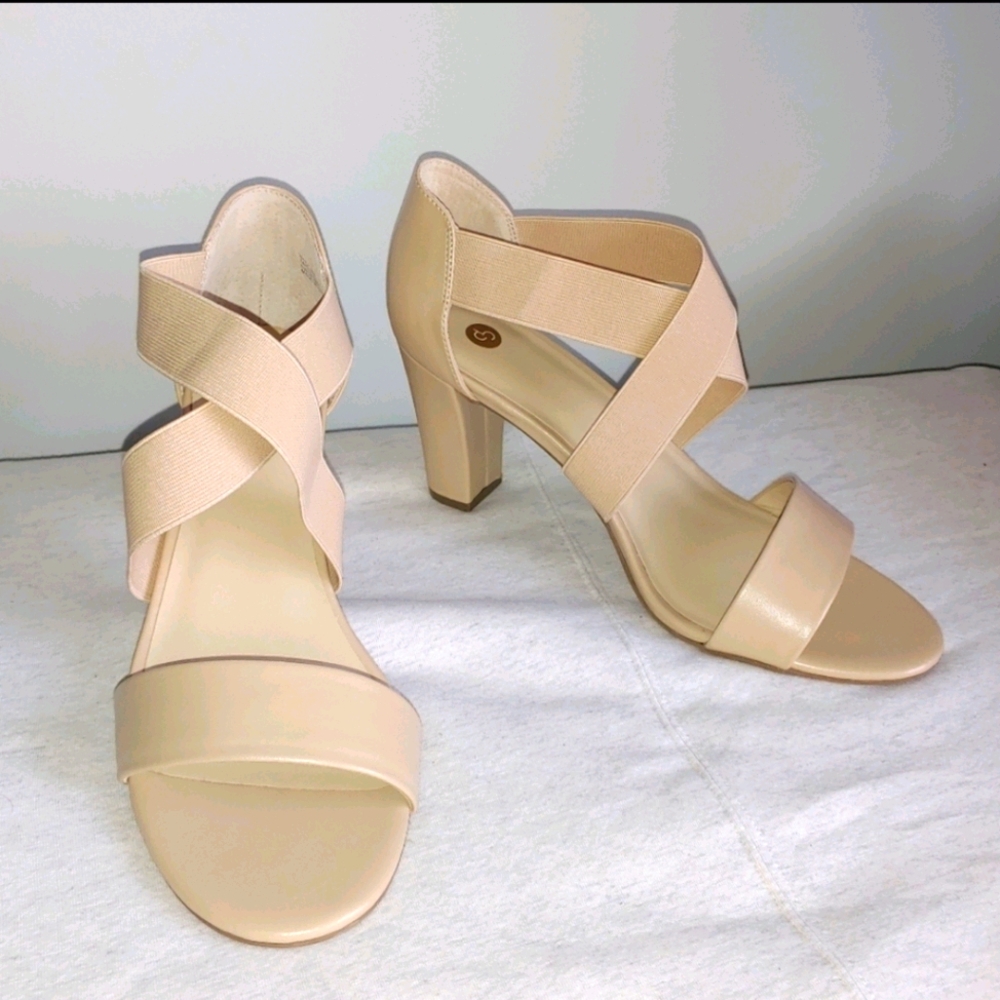 Mara Nude Strappy Heels